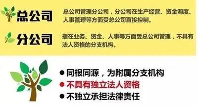 注冊子公司好還是分公司好，子公司和分公司有什么區(qū)別？